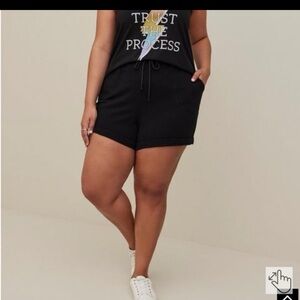Torrid Soft Fleece Patch Pocket Active Shorts Size 00